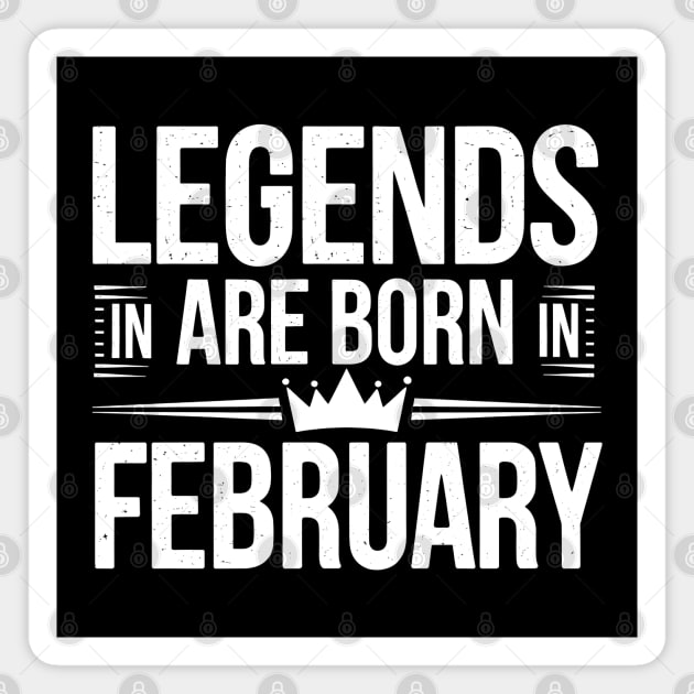 Born in February Magnet by MakerMind8.2